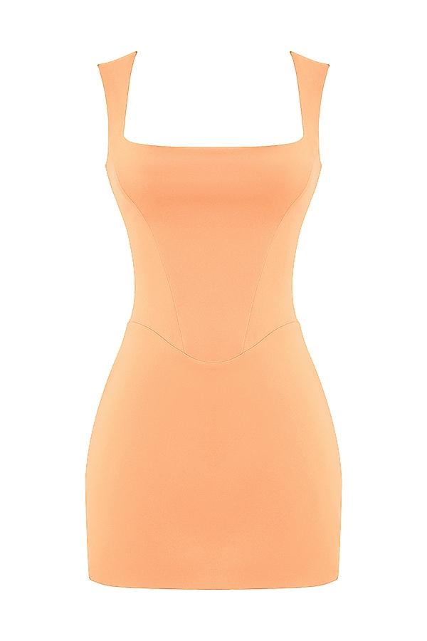 Enya  apricot corset mini dress Product Image