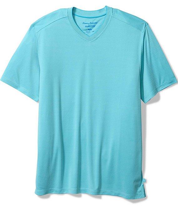 Tommy Bahama Bay Stripe V-Neck Short Sleeve T-Shirt Product Image