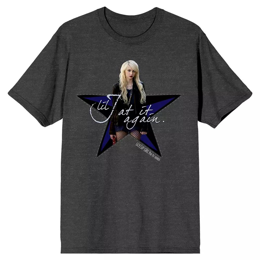 Men's Gossip Girl Jenny Humphrey Tee, Size: Small, Grey Product Image
