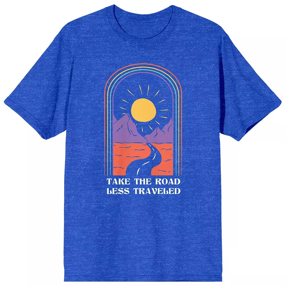 Men's Adventure Society Take Road Tee, Size: Large, Blue Product Image