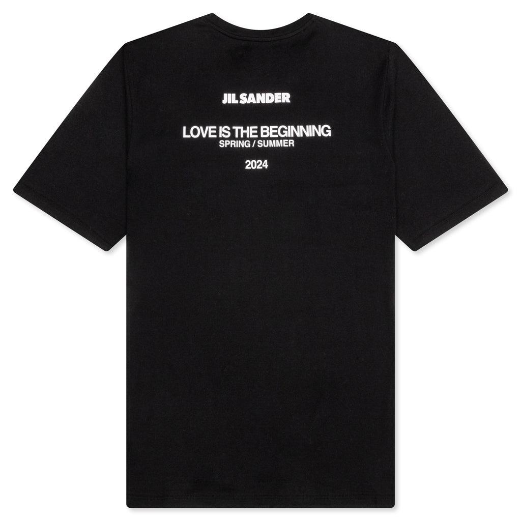 Flowers Cotton T-Shirt - Black Male Product Image