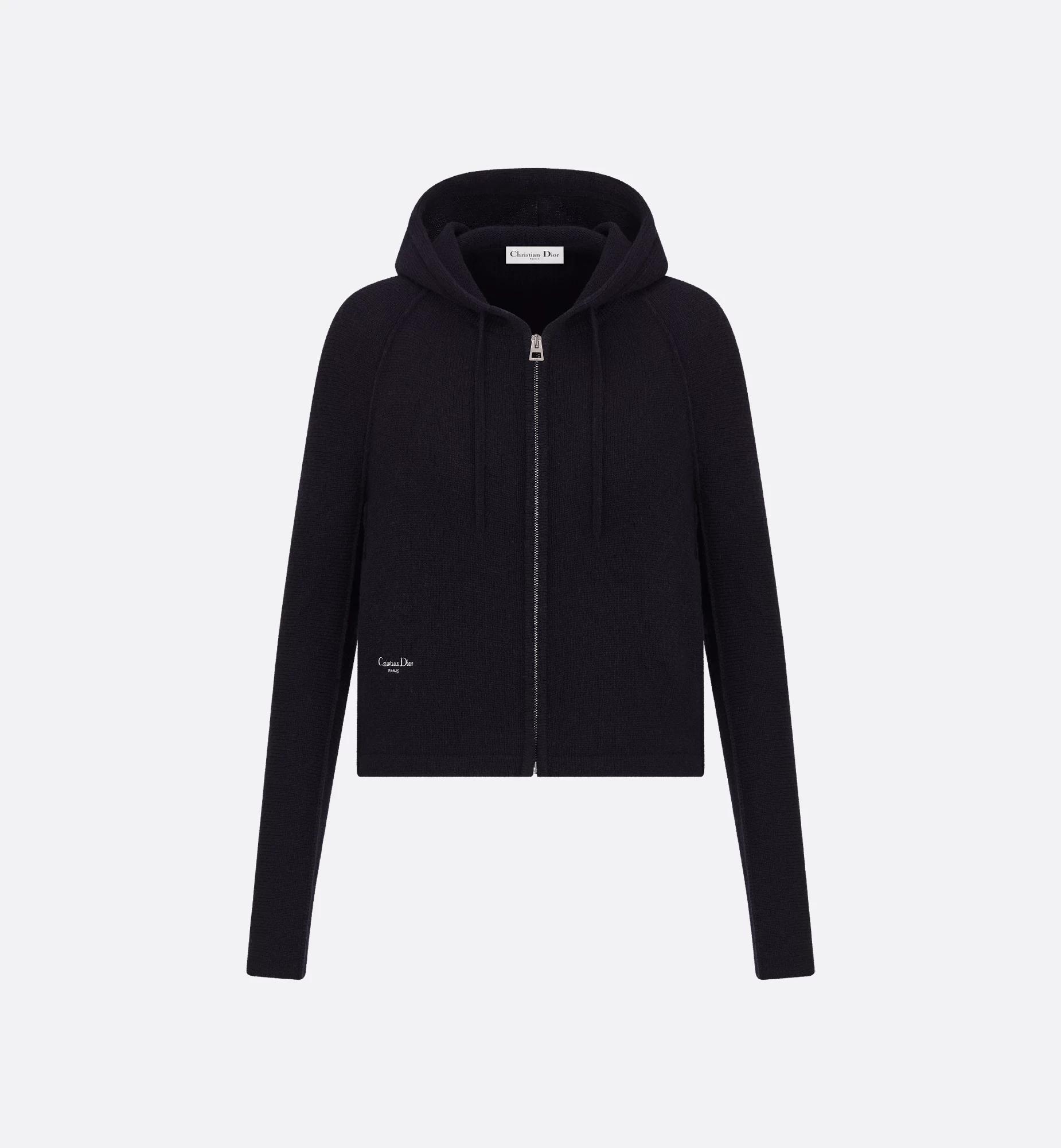 Hooded Zipped Cardigan Product Image