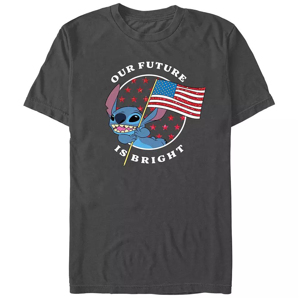 Disney's Lilo & Stitch Our Future Is Bright Men's Graphic Tee,  Product Image
