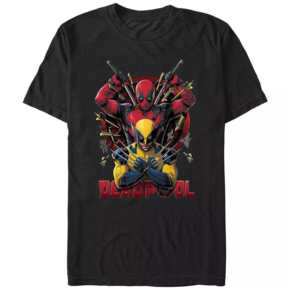 Men's Marvel Deadpool And Wolverine Ready For Danger Graphic Tee,  Product Image