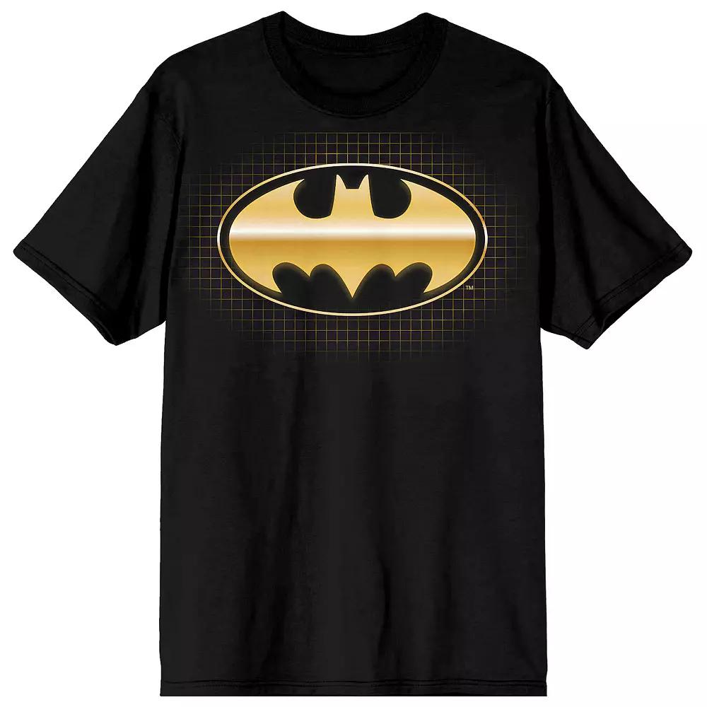 Men's Batman Metallic Gold Logo Tee,  Product Image
