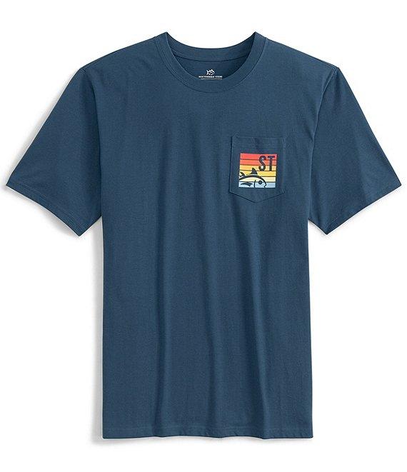 Southern Tide Sunset Cropped Skipjack Graphic Short Sleeve T-Shirt Product Image