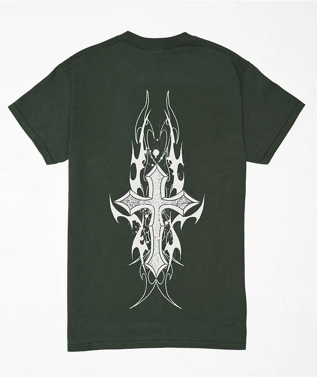 Vitriol MaxSkull Green T-Shirt Product Image