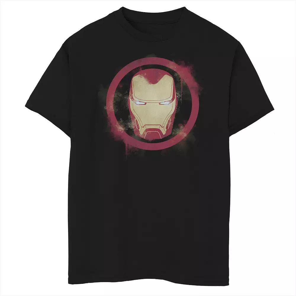Boys 6-20 Marvel Avengers Endgame Iron Man Spray Paint Logo Graphic Tee, Boy's,  Product Image