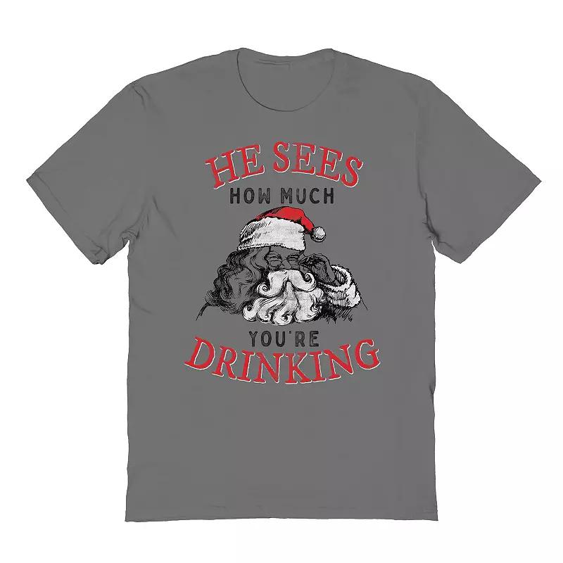 Men's He Sees How Much Graphic Tee, Adult Unisex,  Product Image