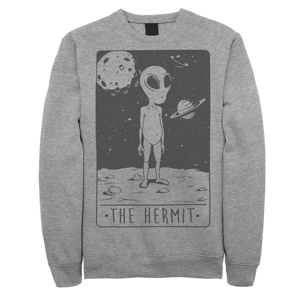 Men's Space Hermit Fleece Graphic Pullover,  Product Image
