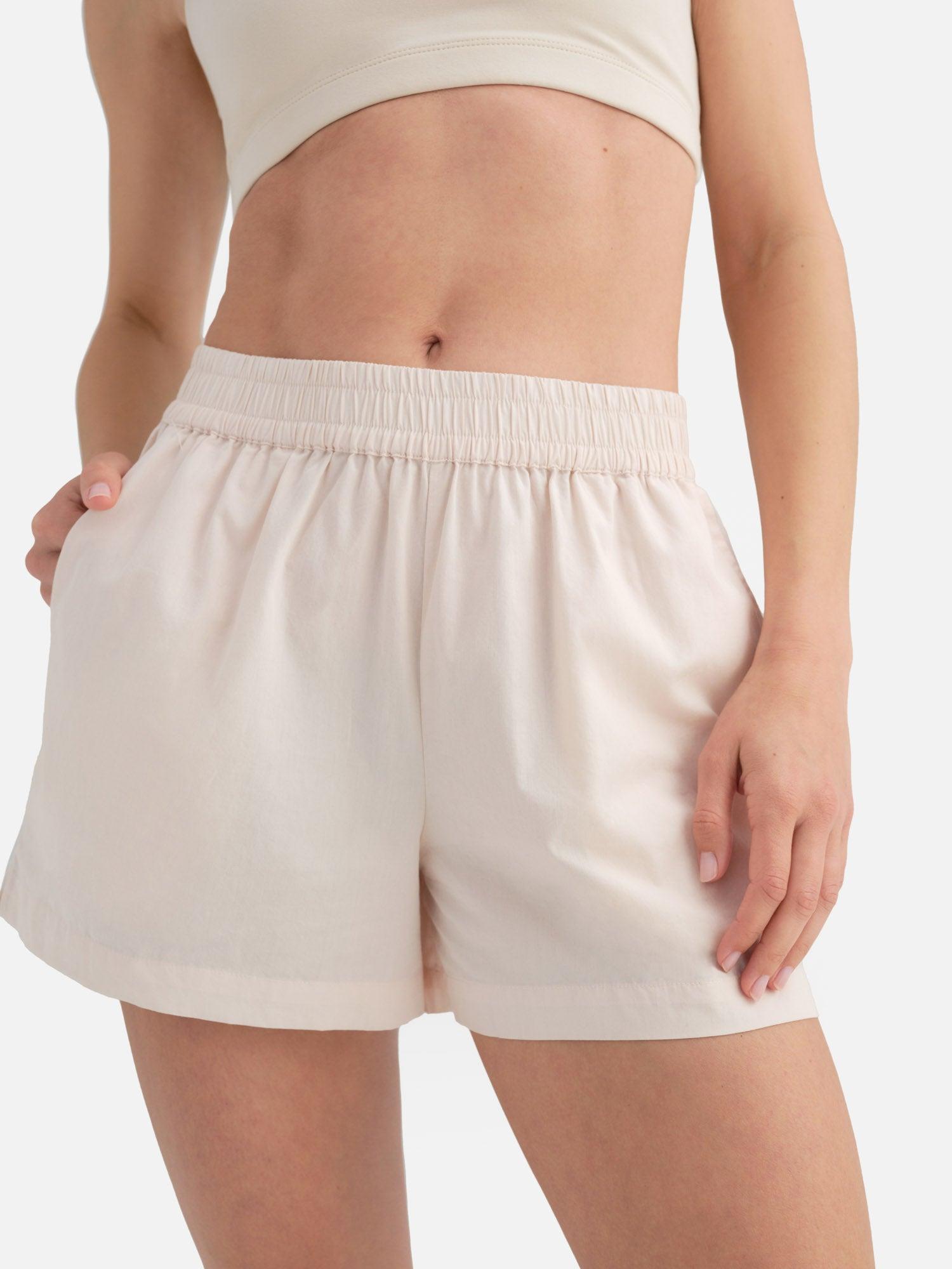 Organic Poplin Long Sleeve Button Down Female Product Image