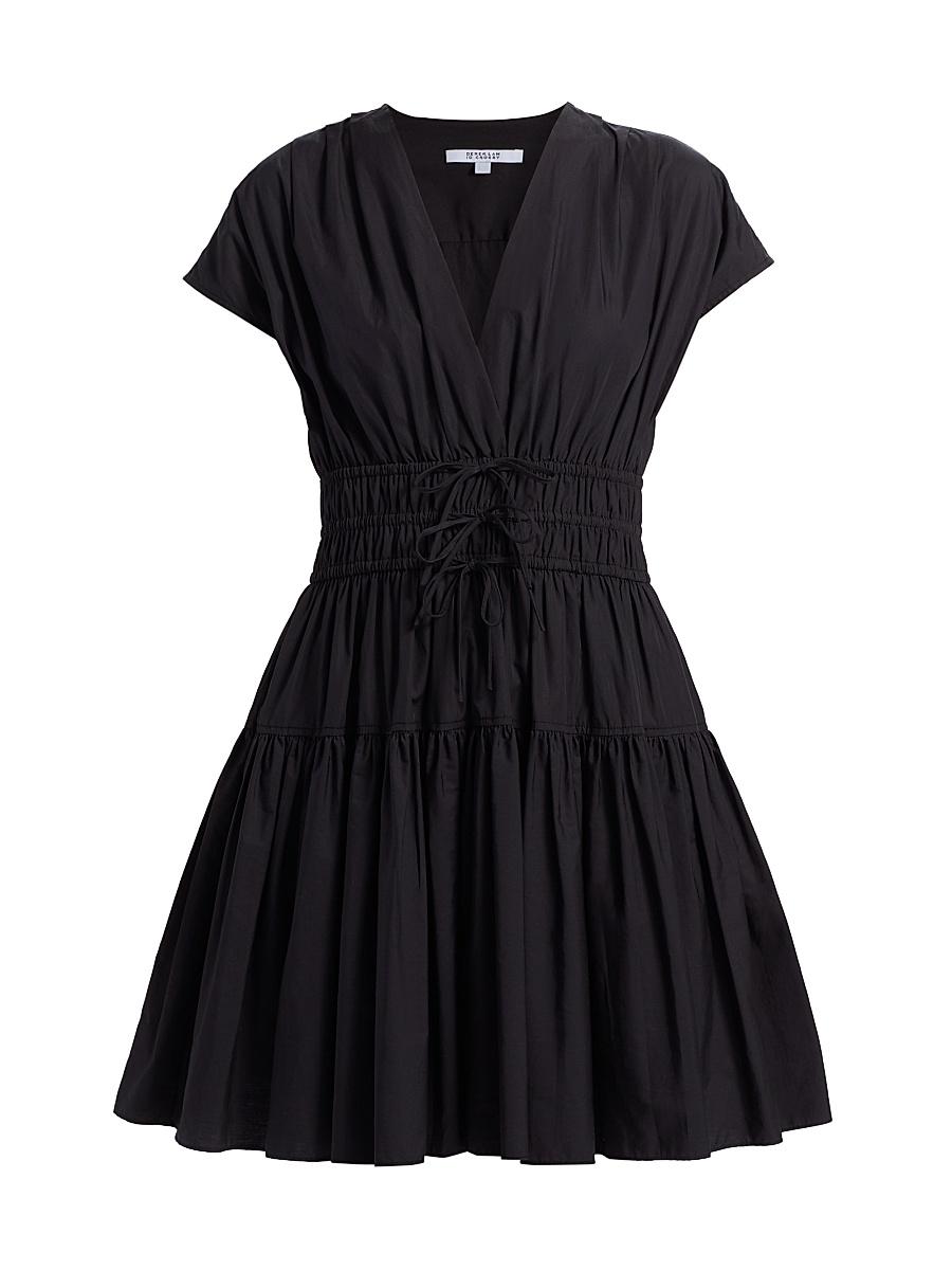 Womens Tora Cotton Shirred Minidress Product Image