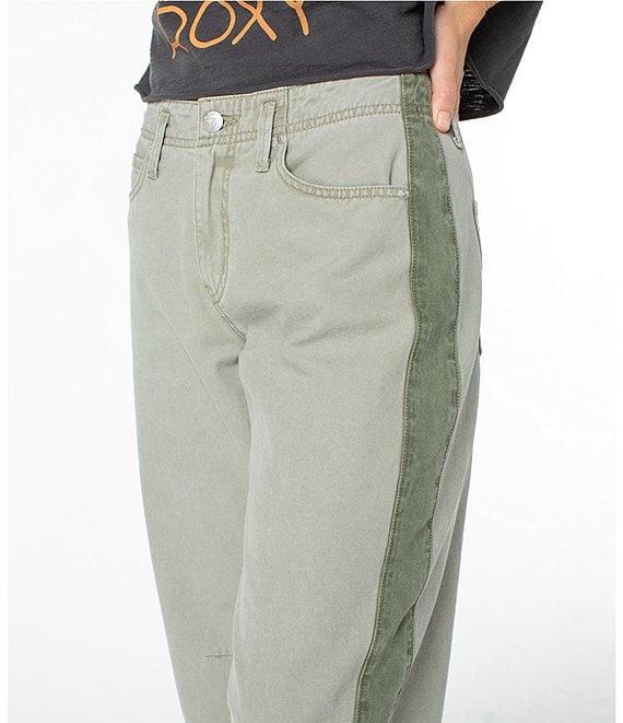 Roxy Side Panel Barrel Jeans Product Image