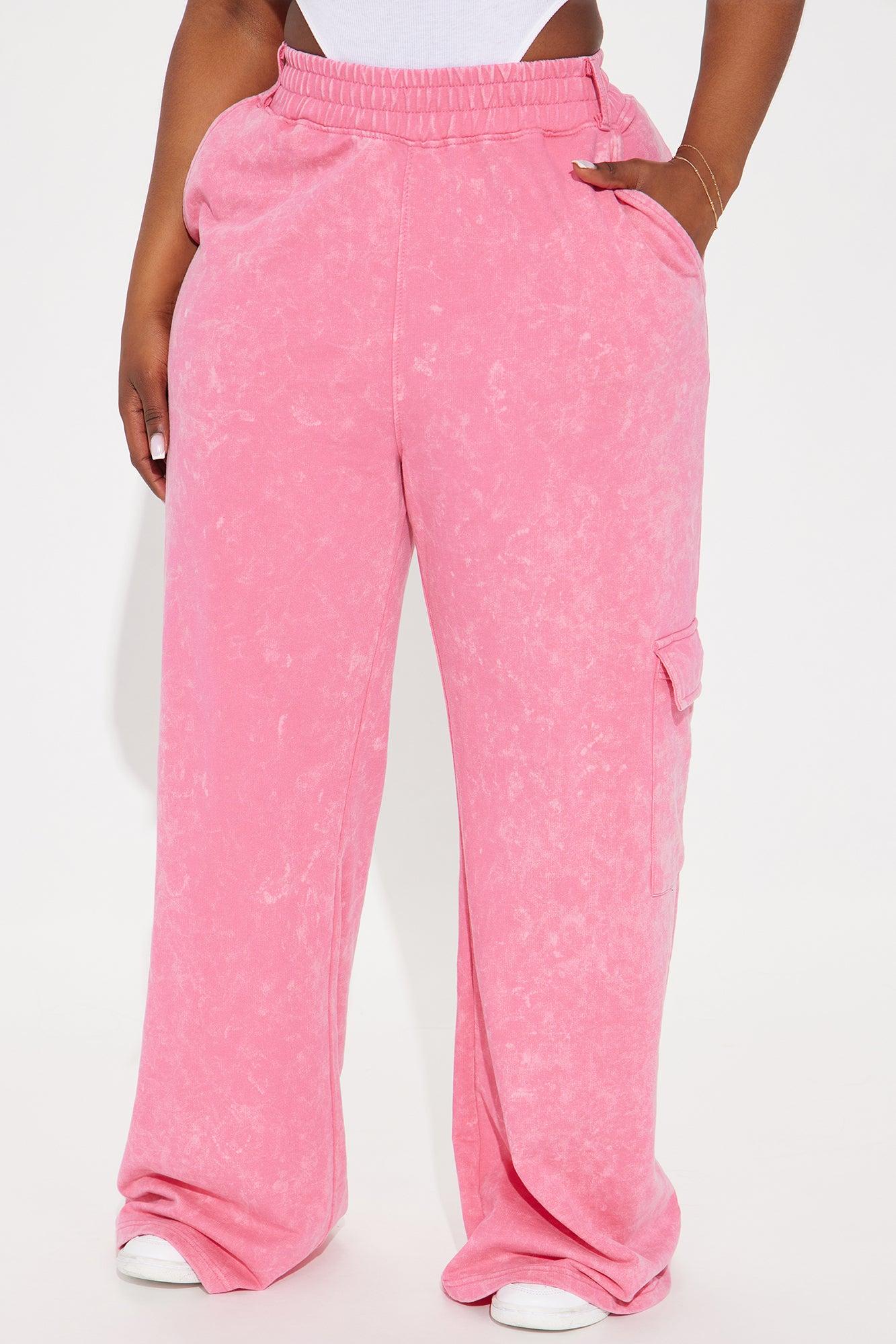 Carmen Washed Lounge Pant - Pink Product Image