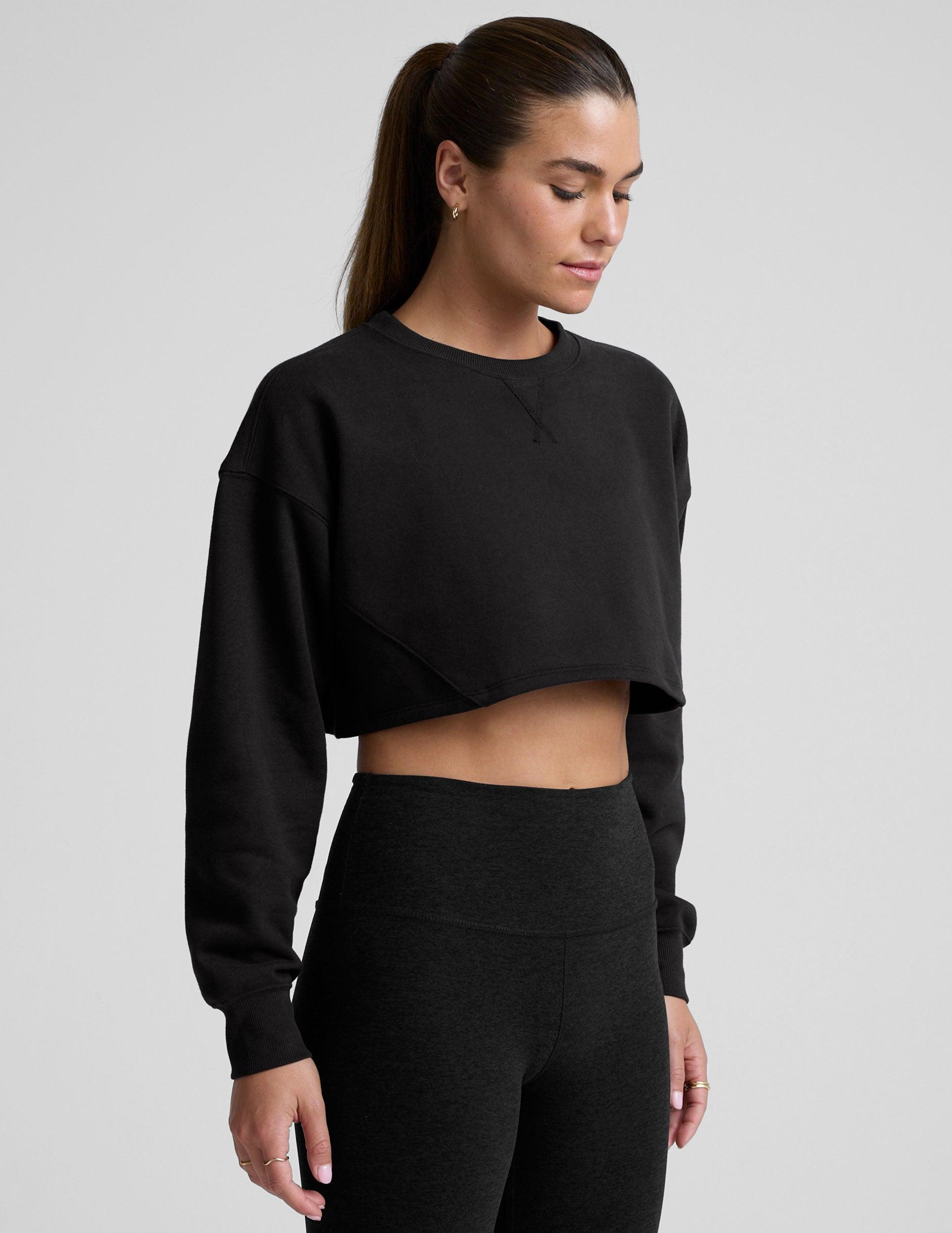 LuxeFleece™ Cropped Sweatshirt Product Image