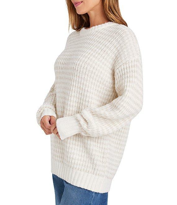 Splendid Brielle Knit Crew Neck Long Sleeve Sweater Product Image