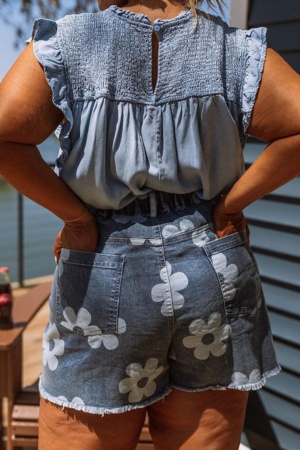 The Becca High Waist Shorts Curves Product Image