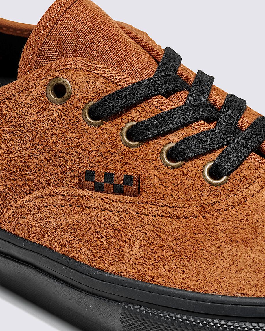 Skate Authentic Suede Shoe in Rust Brown| Vans US Product Image