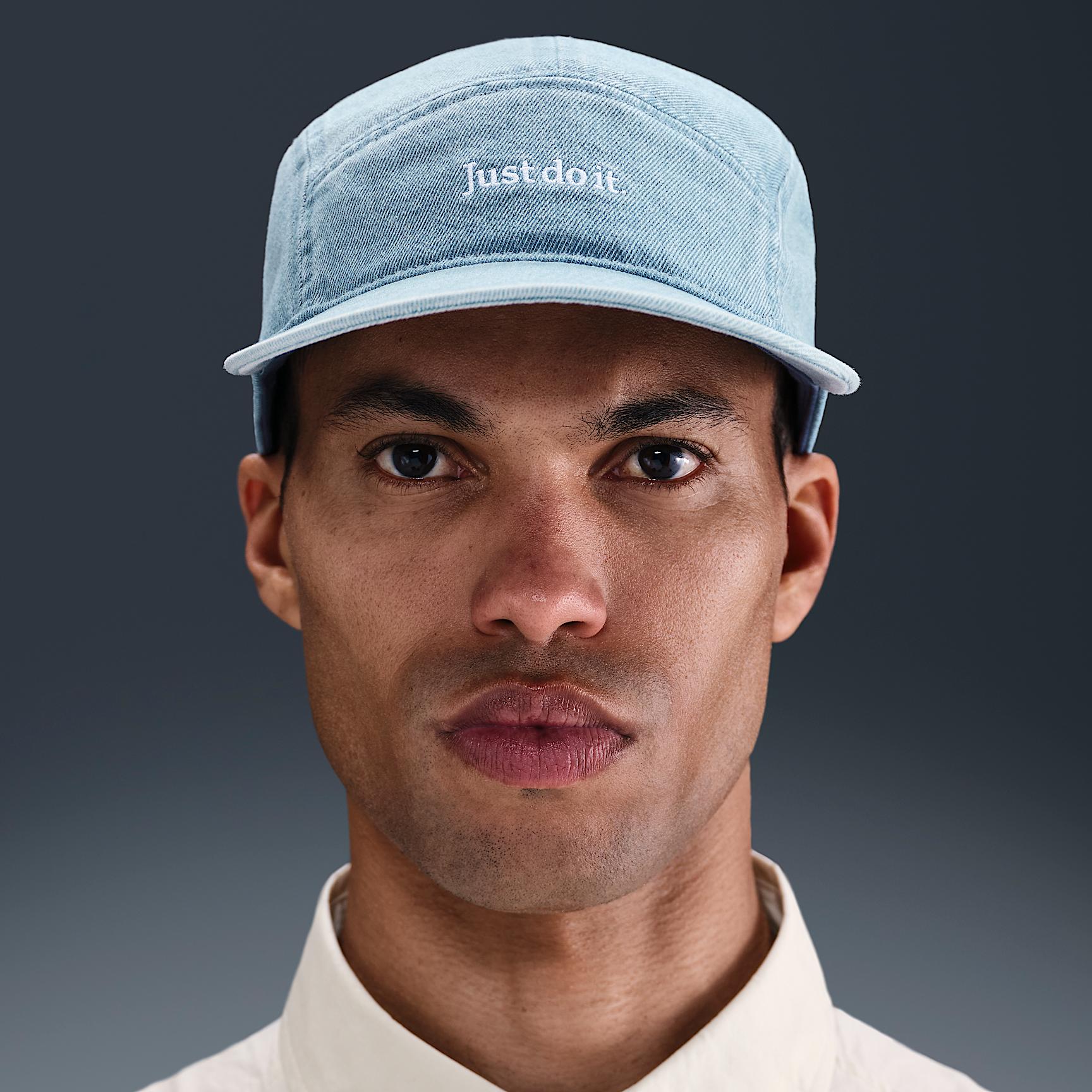 Nike Unisex Fly Unstructured Denim Cap | IB2345-010 Product Image