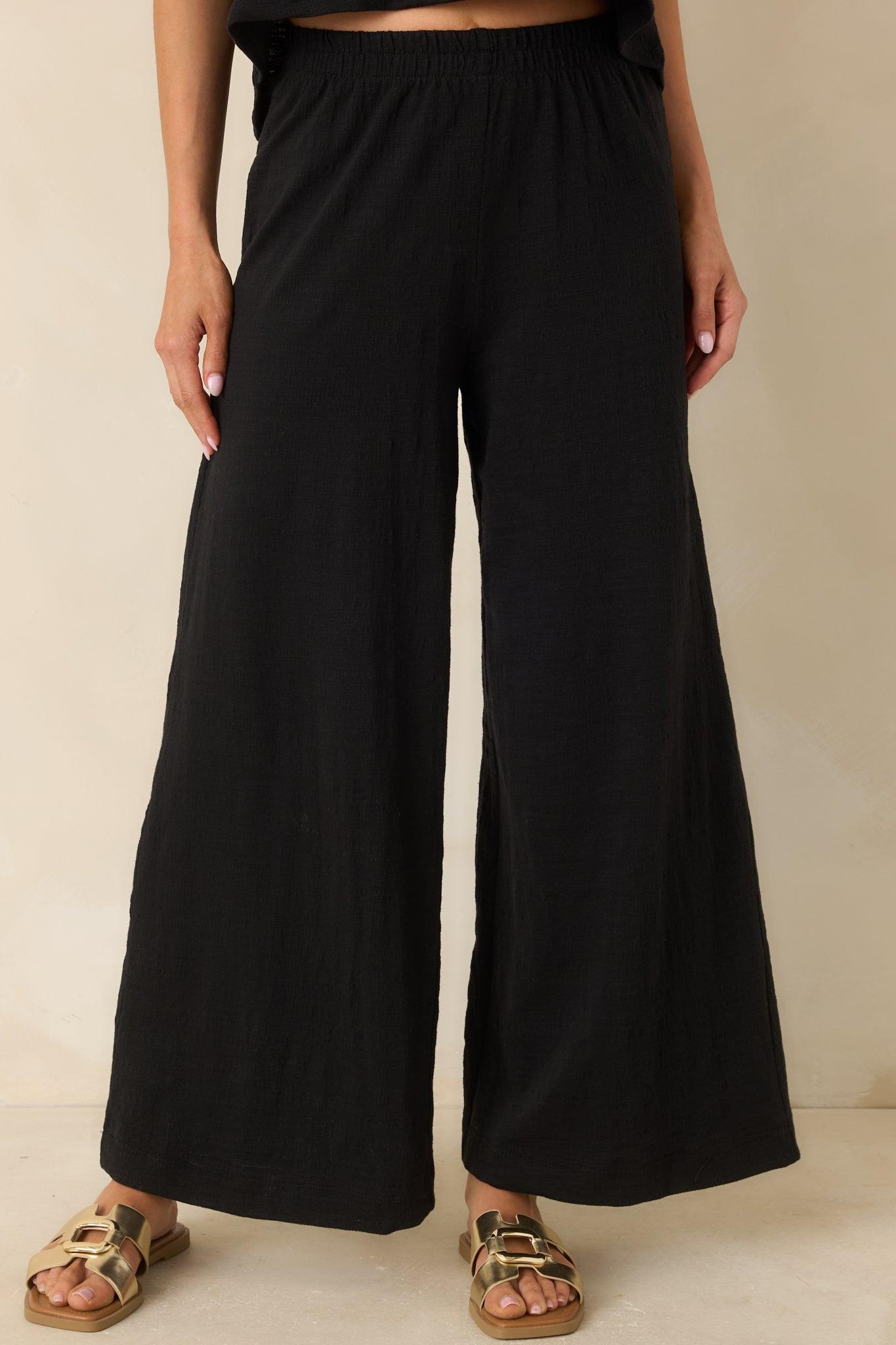 Z Supply Black Scout Textured Slub Pants Product Image