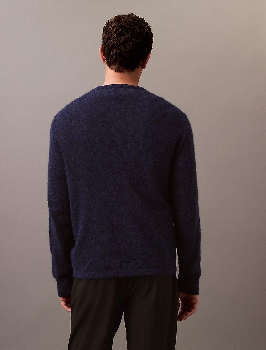 Refined Alpaca Wool Blend Knit Sweater Product Image