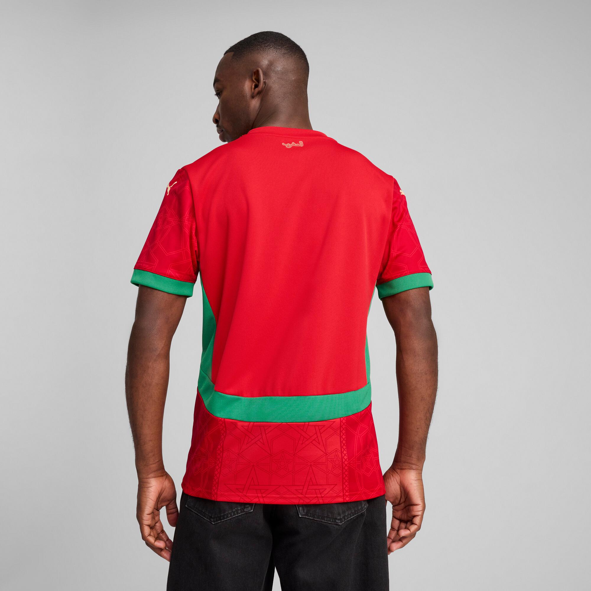 Morocco 2025 Men's Home Replica Soccer Jersey Product Image