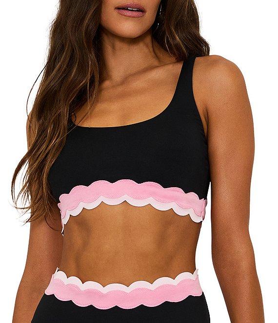 Beach Riot Harriet Colorblock Wave High Waisted Swim Bottom Product Image
