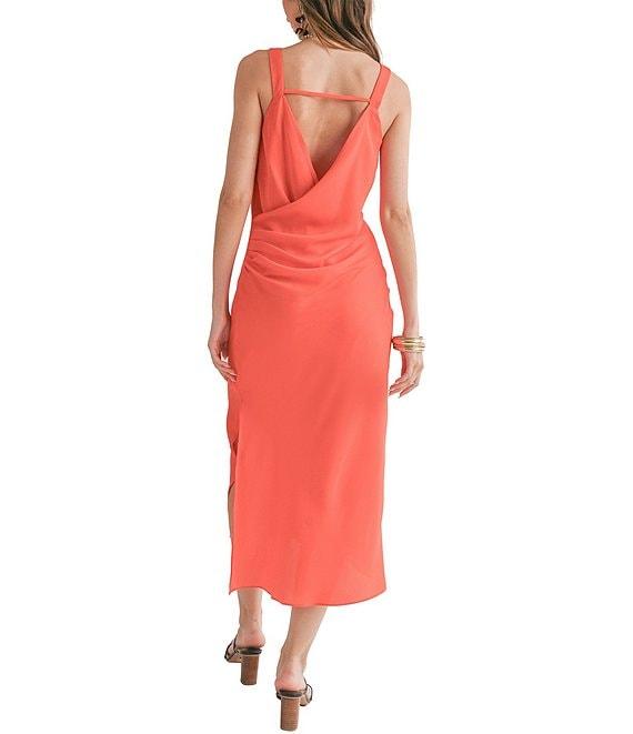 Sage The Label Cowl Neck Sleeveless Midi Dress Product Image