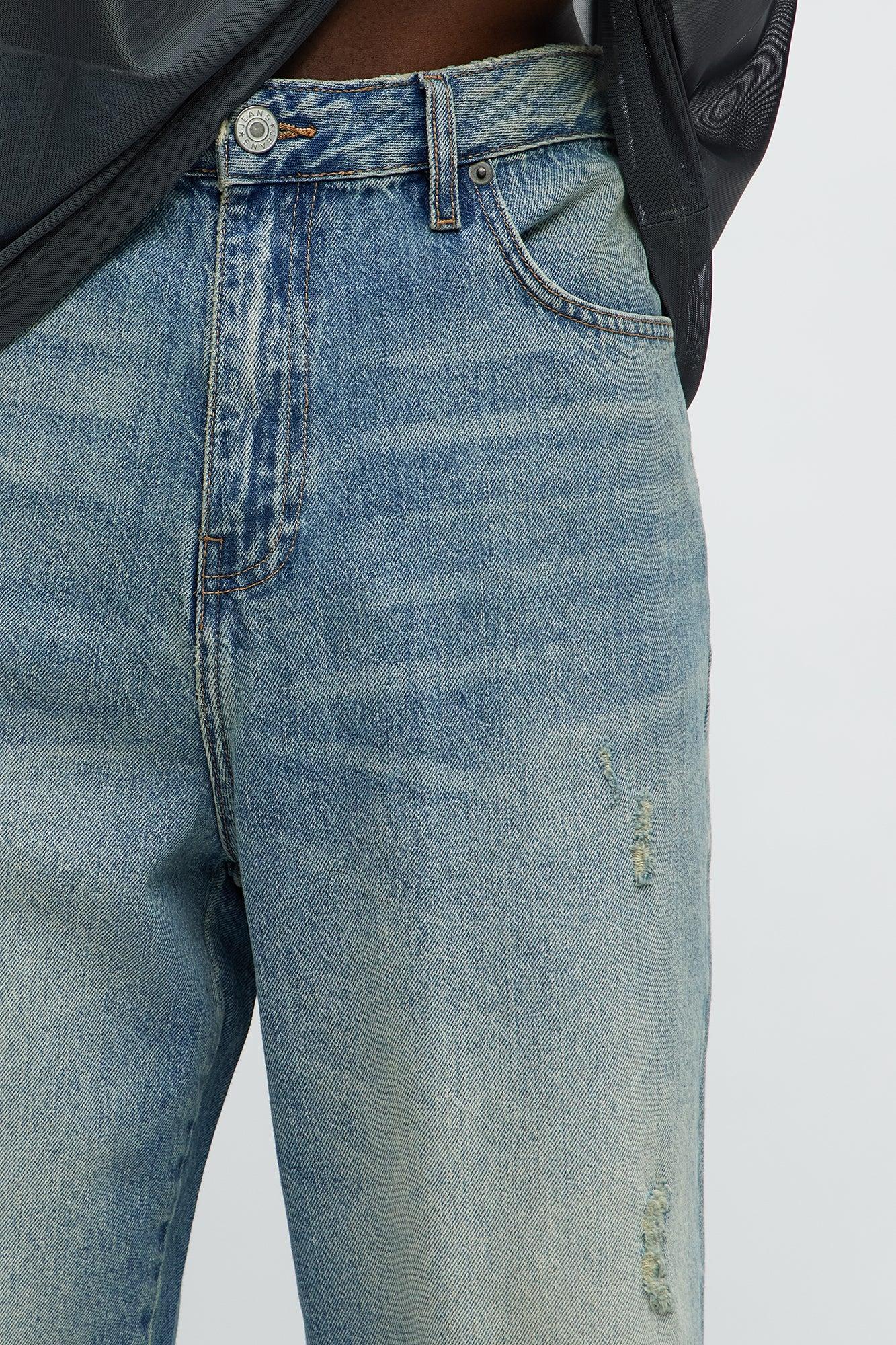 In The Bay Baggy Jeans - Medium Blue Wash Male Product Image