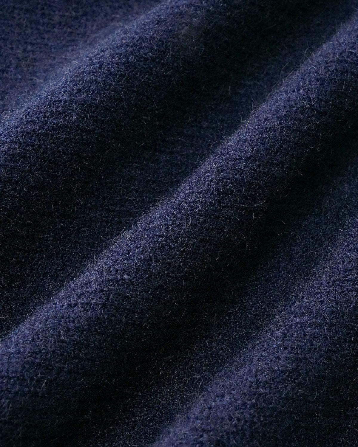 Navy Single Breasted Knit Cardigan Product Image