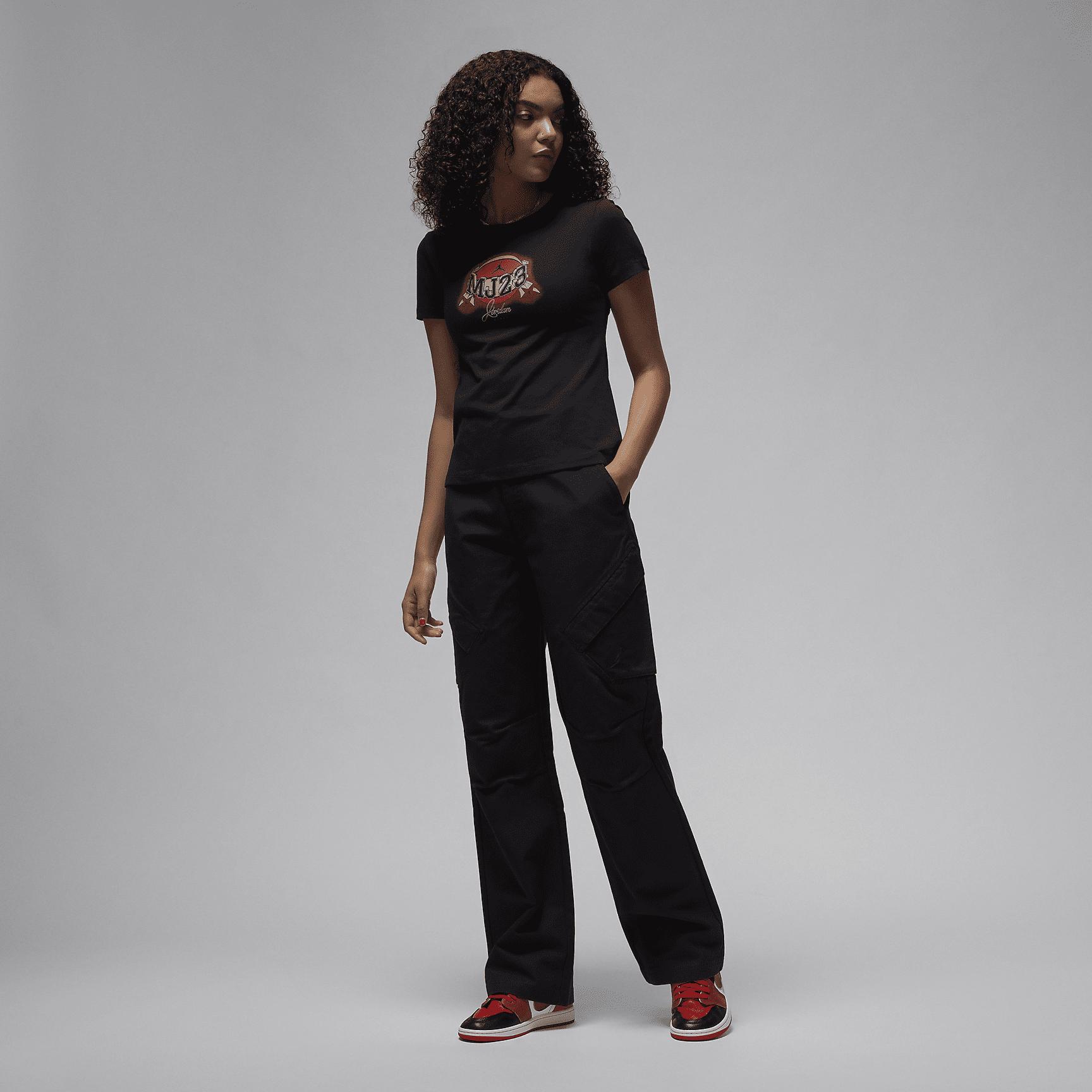 Jordan Womens Jordan Chicago Pants 24 - Womens Black Product Image