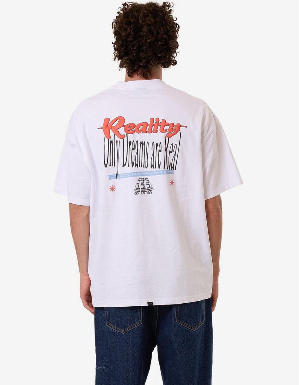 THRILLS Dream Reality Mens Boxy Oversized Tee - WHITE Product Image