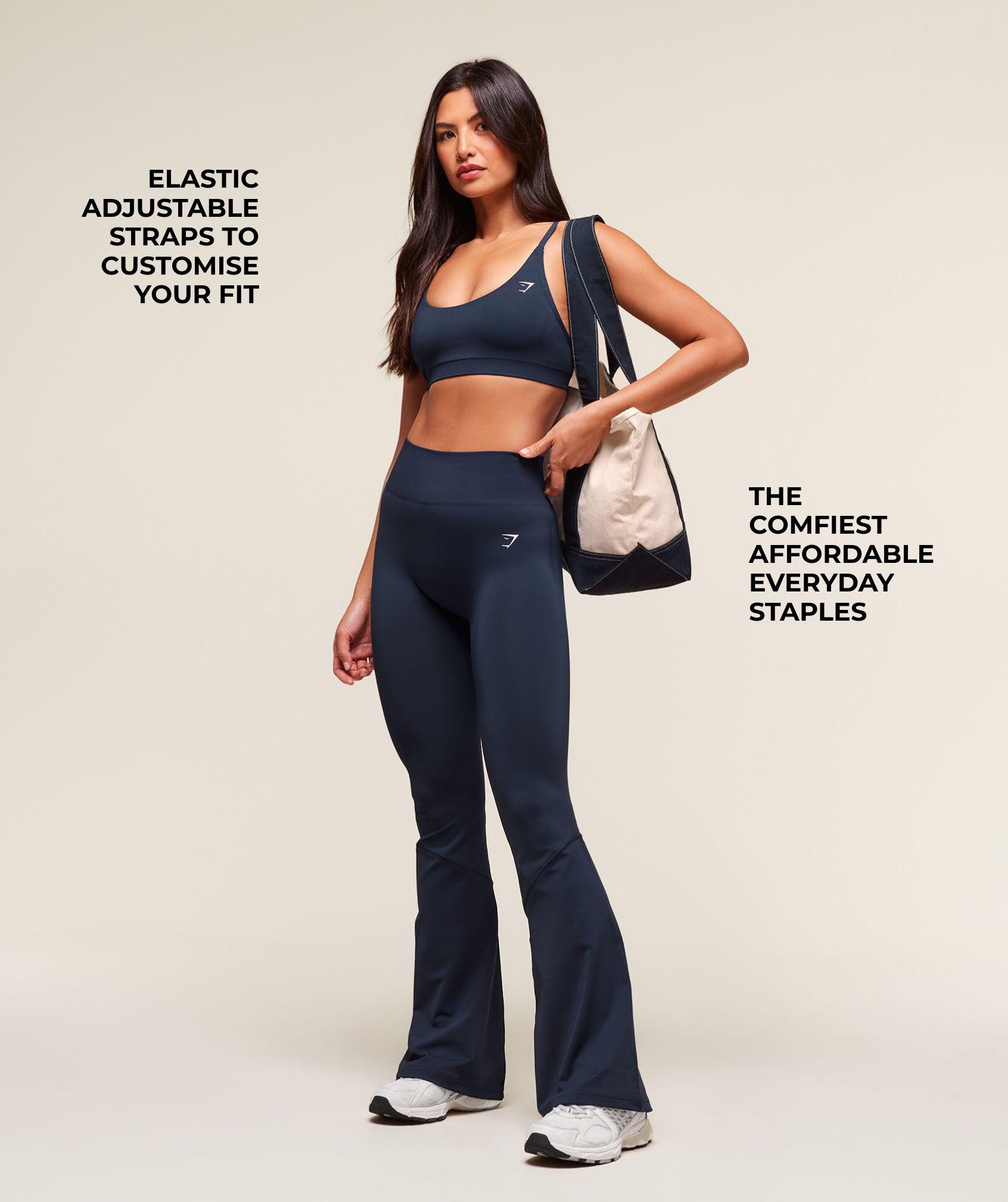 Gymshark Everyday Seamless Racerback Sports Bra - Navy Female Product Image