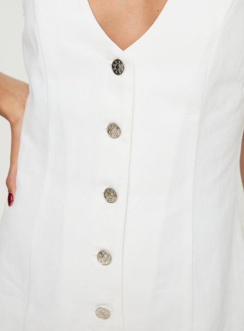 Damico Romper White Product Image