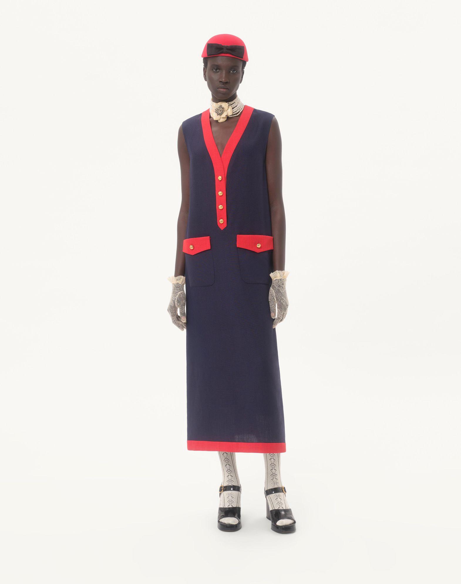 Viscose Linen Midi Dress Product Image