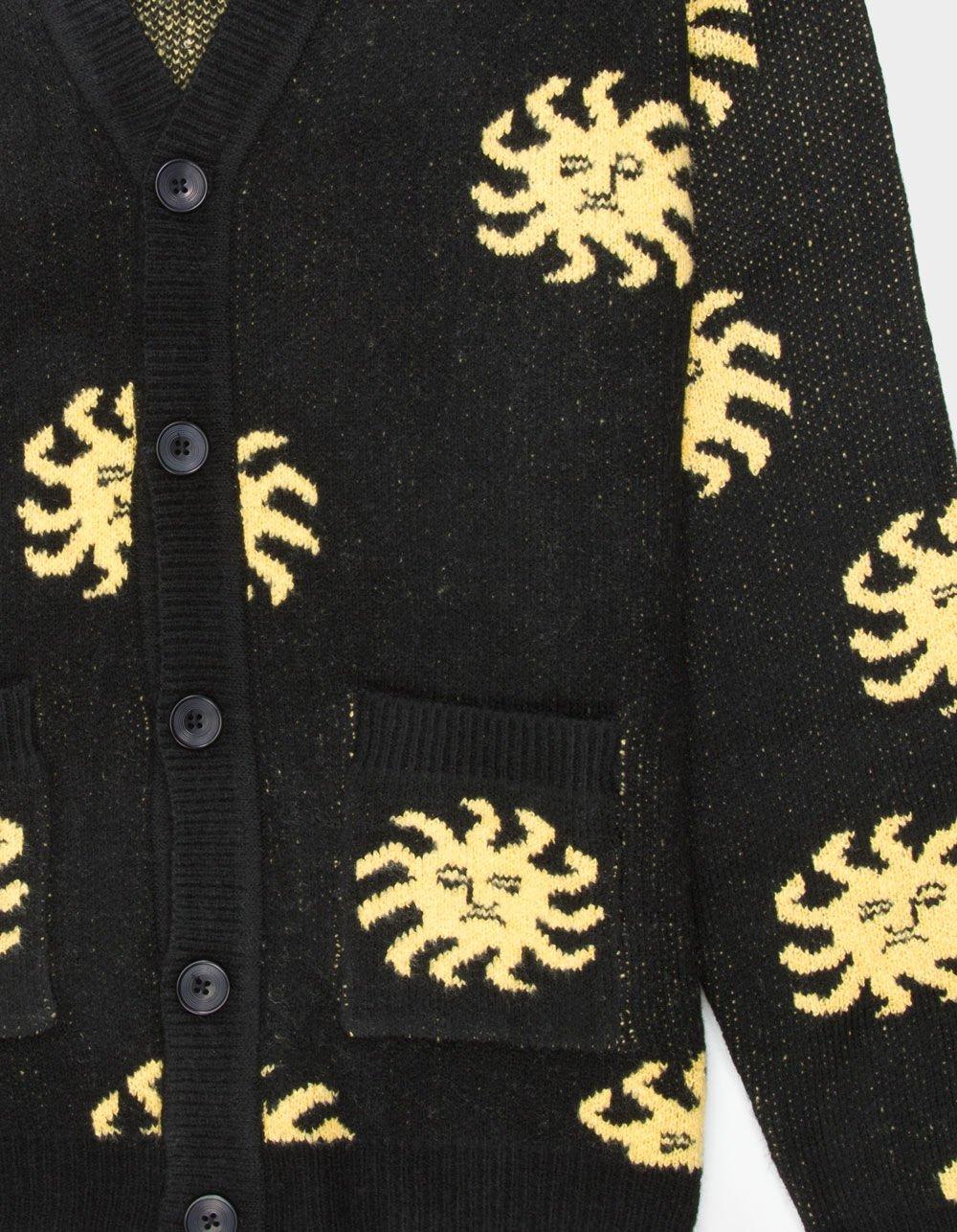 THE CRITICAL SLIDE SOCIETY Morning Mens Cardigan - BLACK Product Image