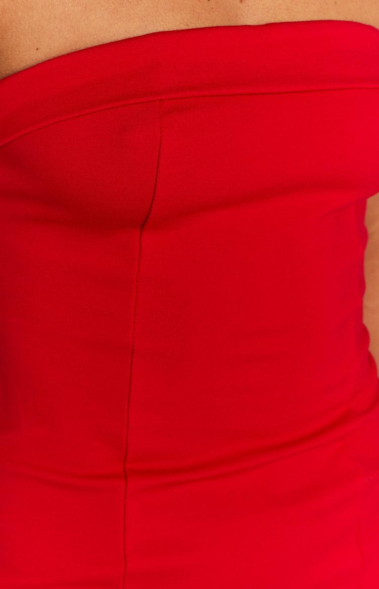 Carminia Red Mini Dress Product Image