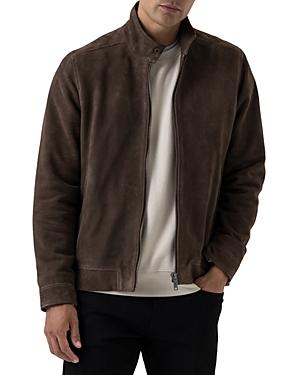 Rodd & Gunn Glen Massey Suede Full Zip Jacket Product Image