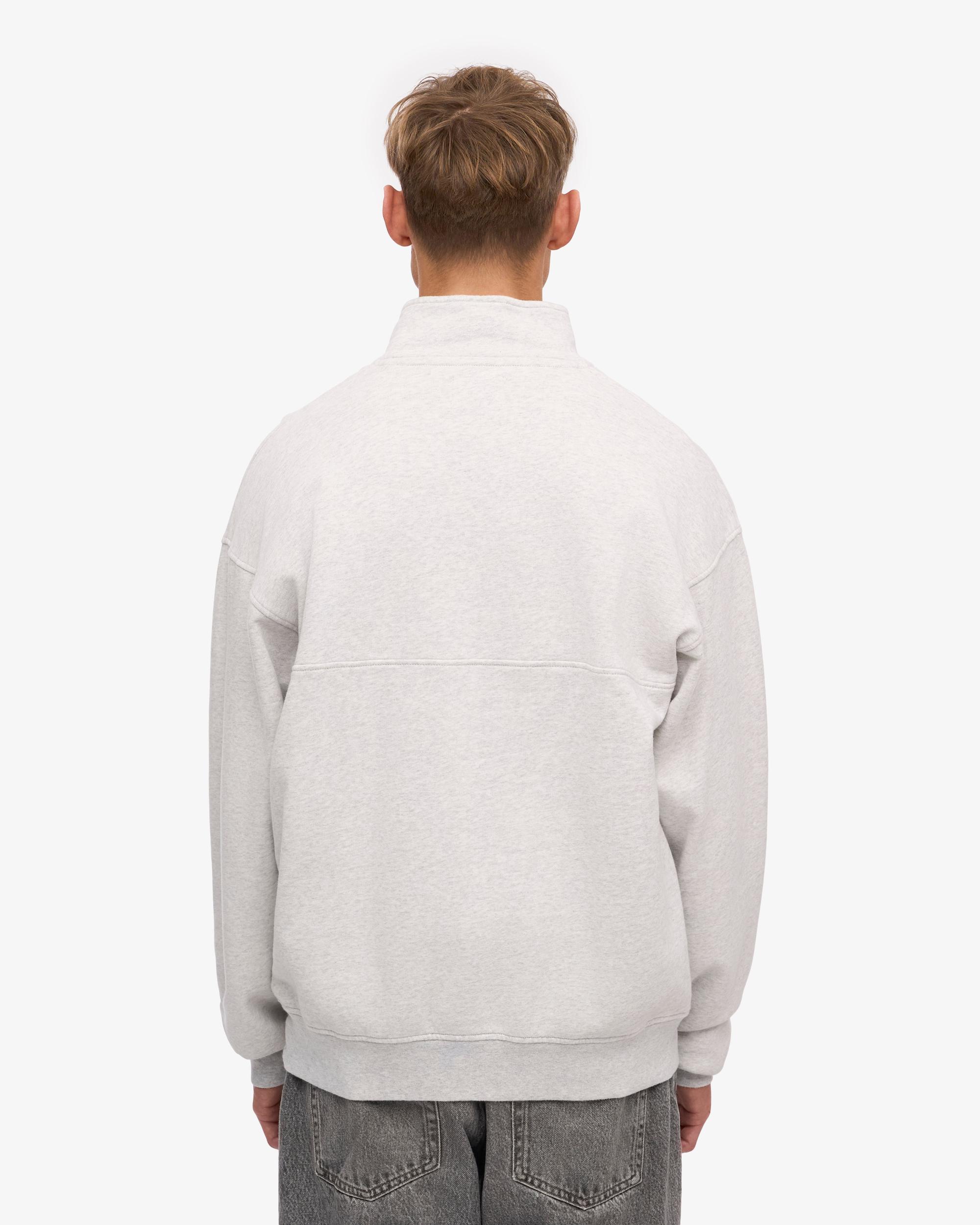 Organic Quarter Zip - Snow Melange Product Image