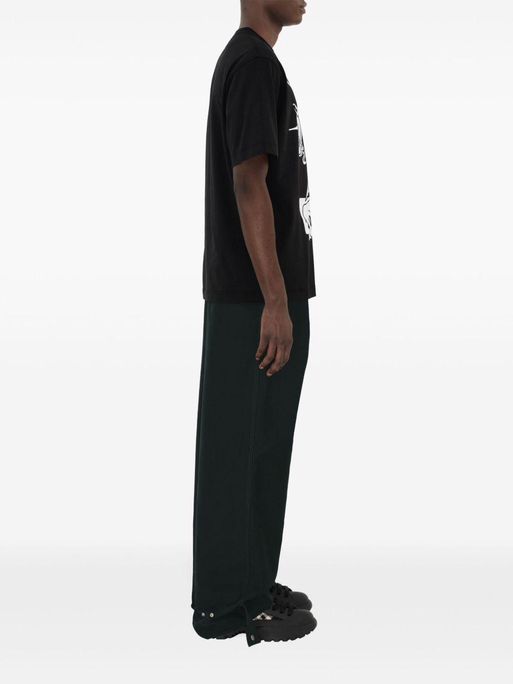 Equestrian Knight-print cotton T-shirt Product Image