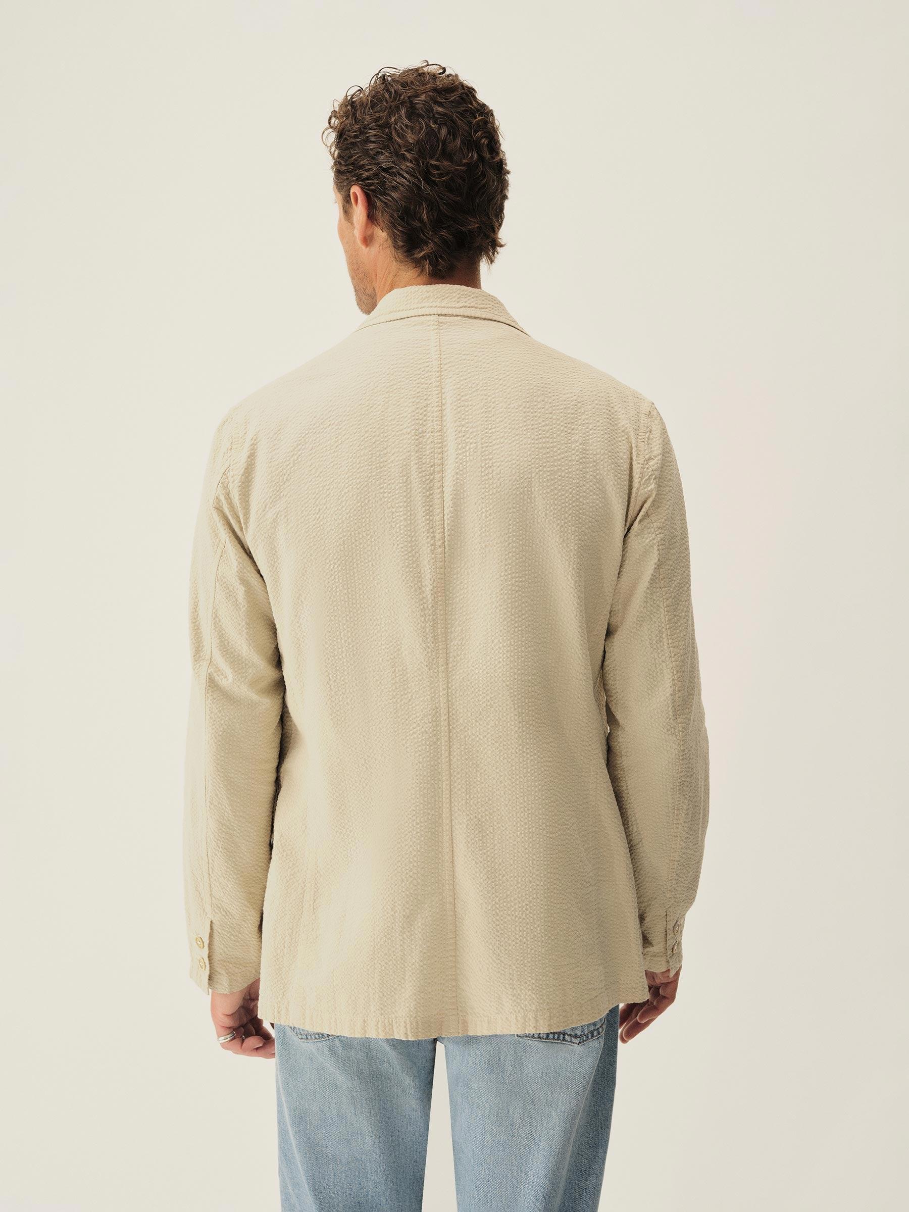 Natural Lightweight Seersucker Carry-On Jacket Product Image