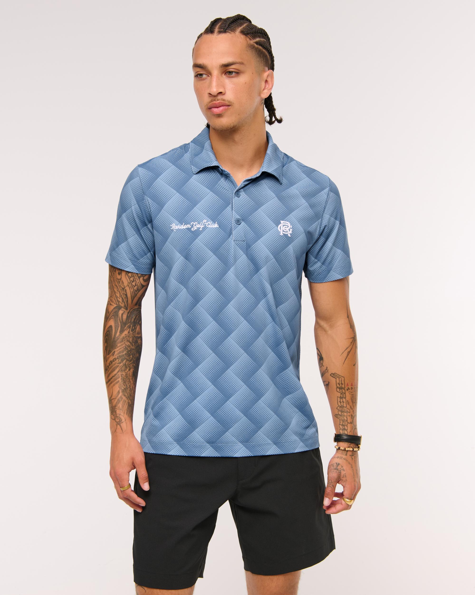 Random Golf Club Performance Polo Product Image