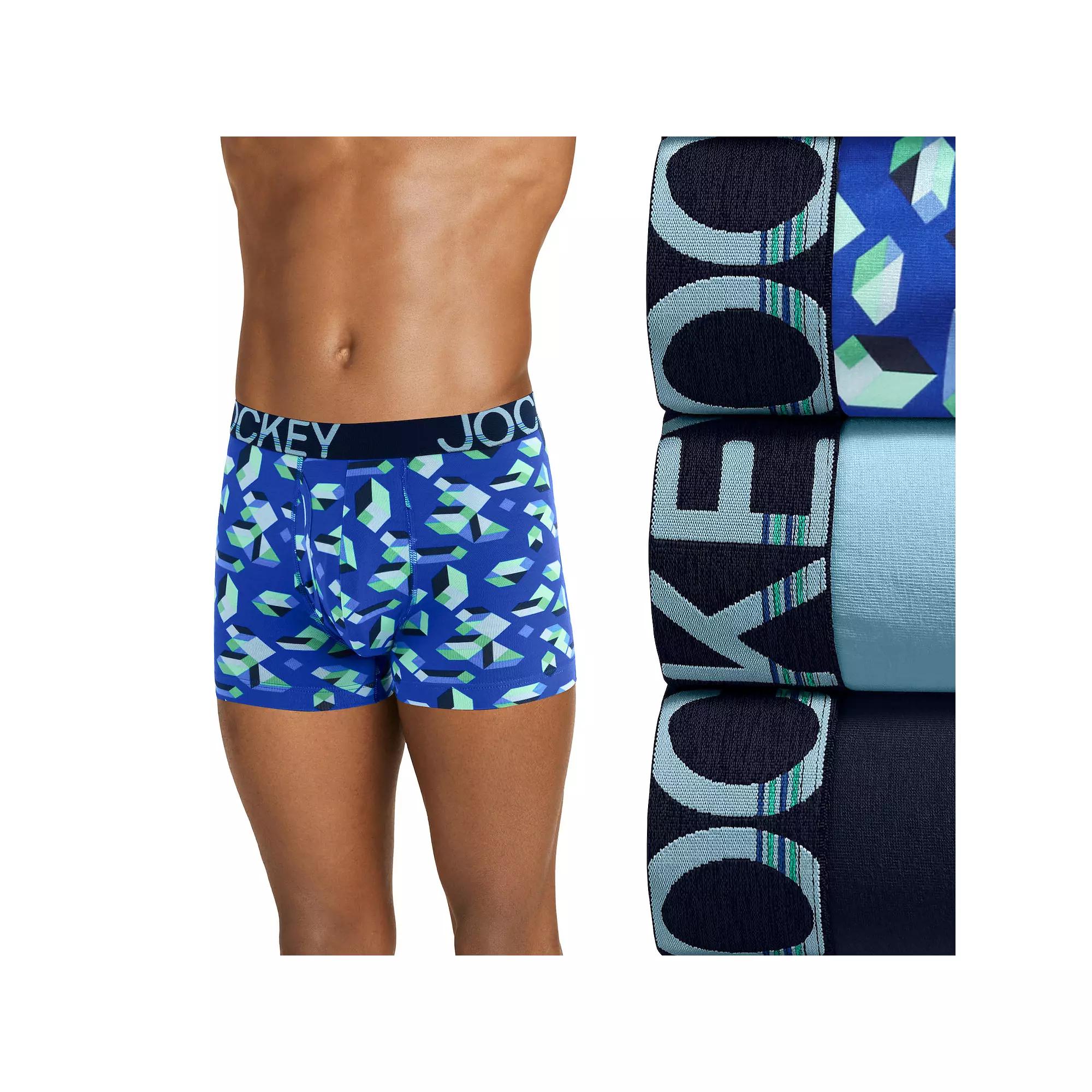 Men's Jockey® 3-Pack ActiveStretch™ 4" Boxer Brief,  Product Image