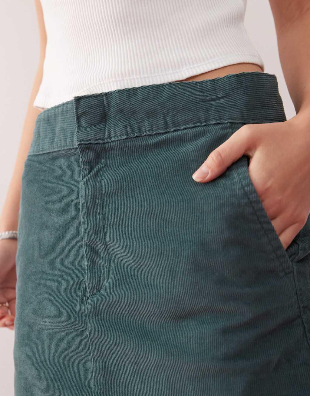 Dickies Seasonal mini skirt in teal Product Image