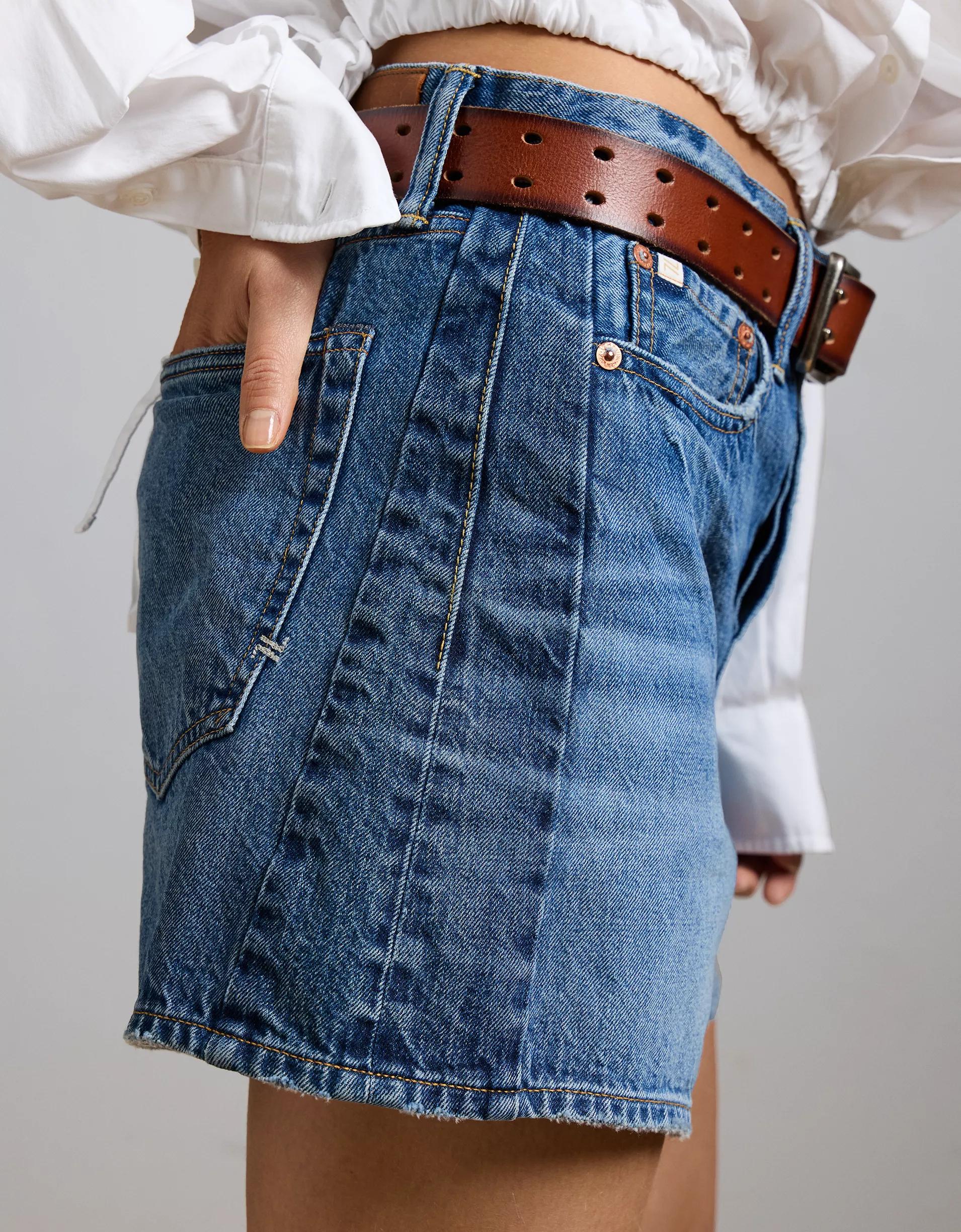 AE77 Premium Baggy Denim Short Product Image