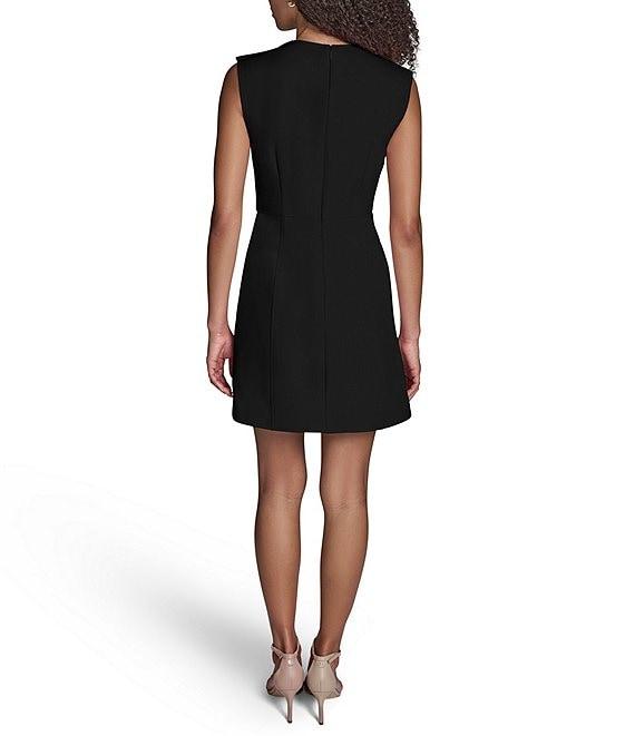 BCBG Sleeveless Mini Dress With Front Flap Pocket Product Image