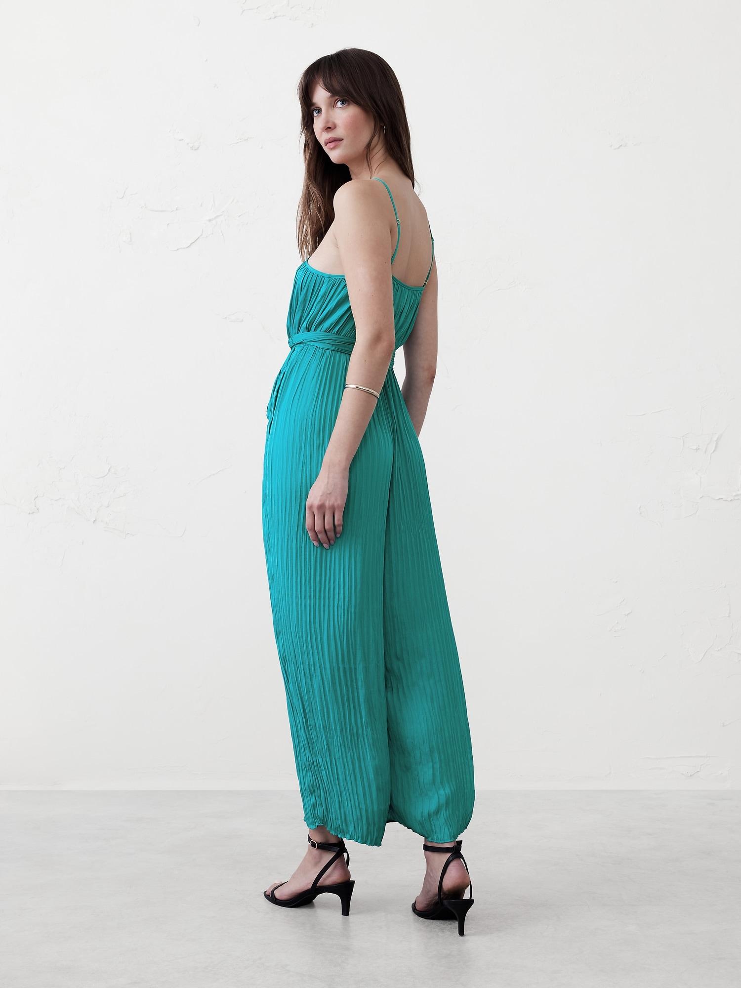 Halter Elastic-Waist Jumpsuit Product Image