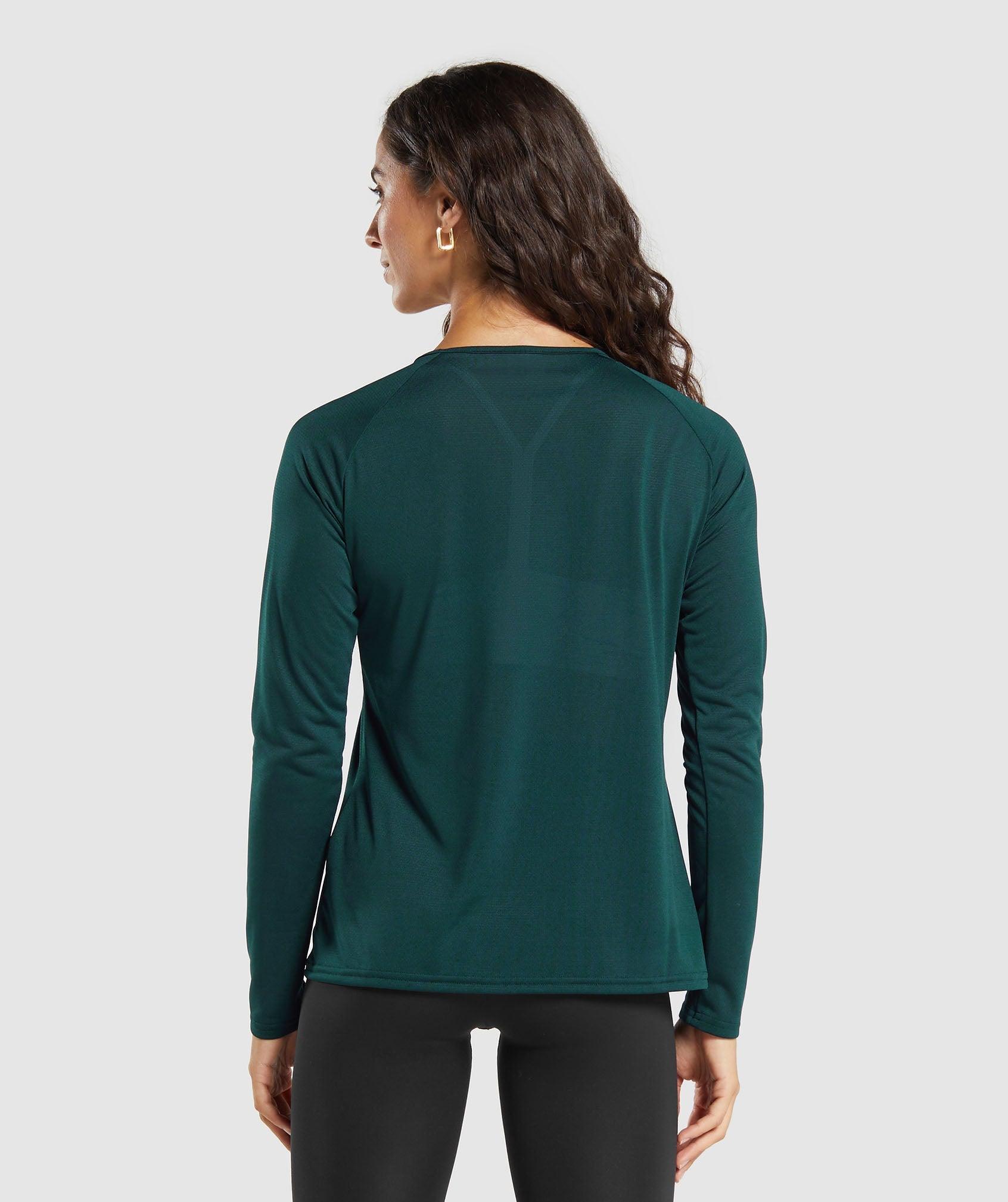 Gymshark Training Long Sleeve Top - Strong Teal Female Product Image