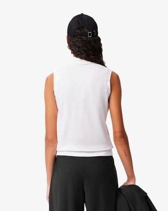 Slim Fit L.12.D Sleeveless Stretch Polo Shirt Product Image