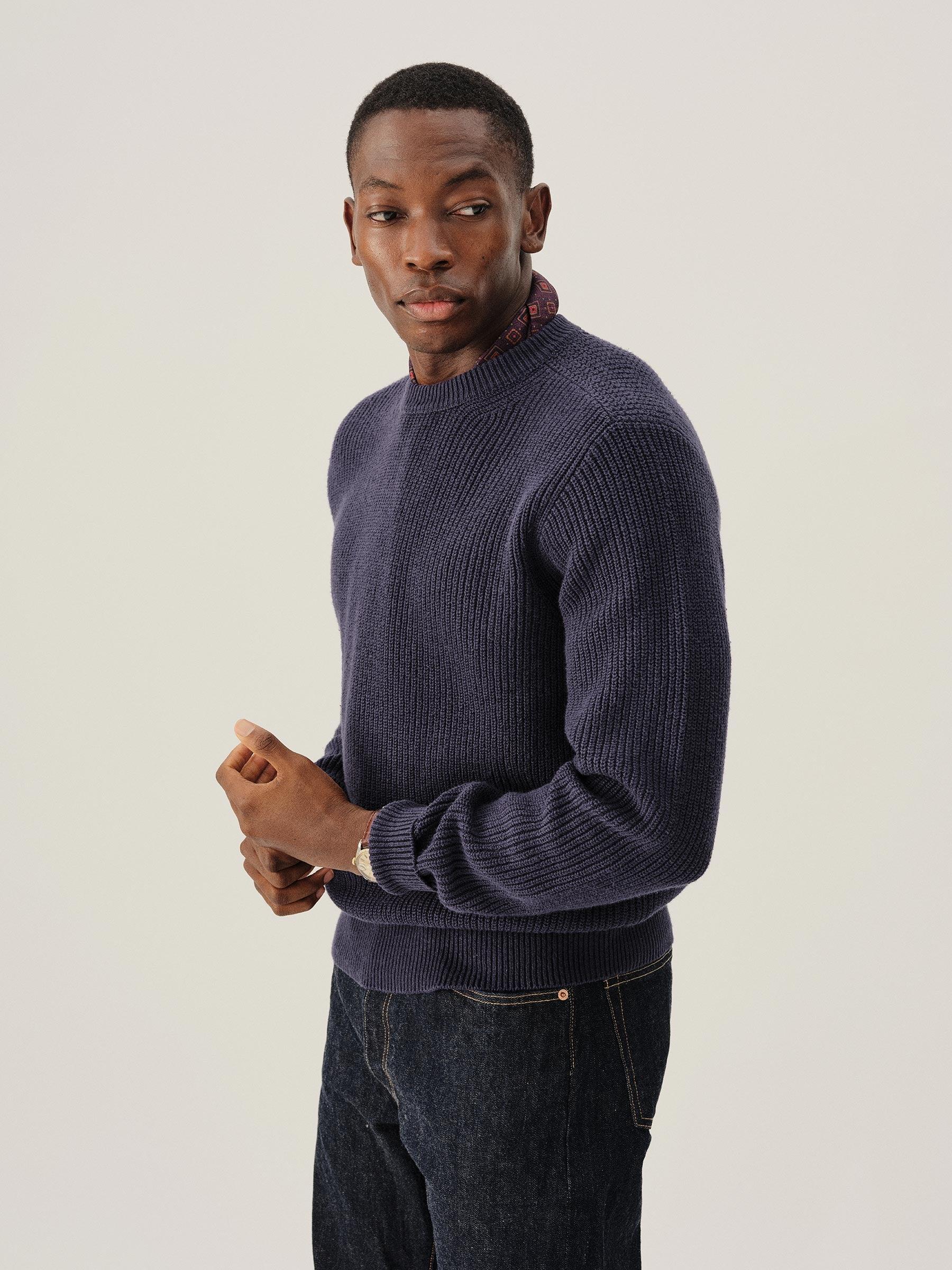 India Ink Seafarer Cotton Rib Crew Product Image